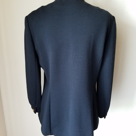 Gibbs-Louis Vintage Double Breasted Black Jacket - Picture 7 of 8